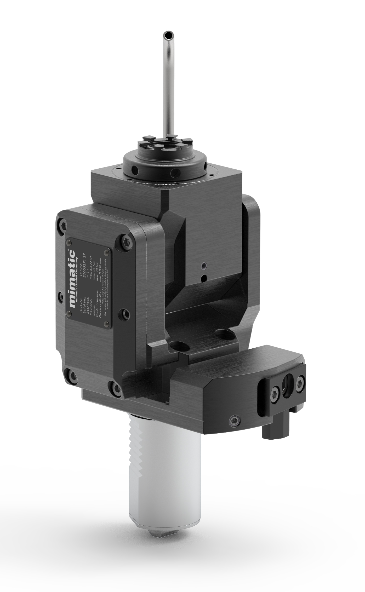 Angetriebenes Werkzeug VDI40 Winkelschwenkeinheit +/- 107° Angetriebenes Werkzeug VDI40 Winkelschwenkeinheit +/- 107°