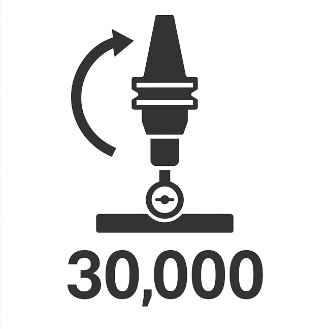 Wuchten von Präzisionsspannfutter G=2.5
30000 U/min