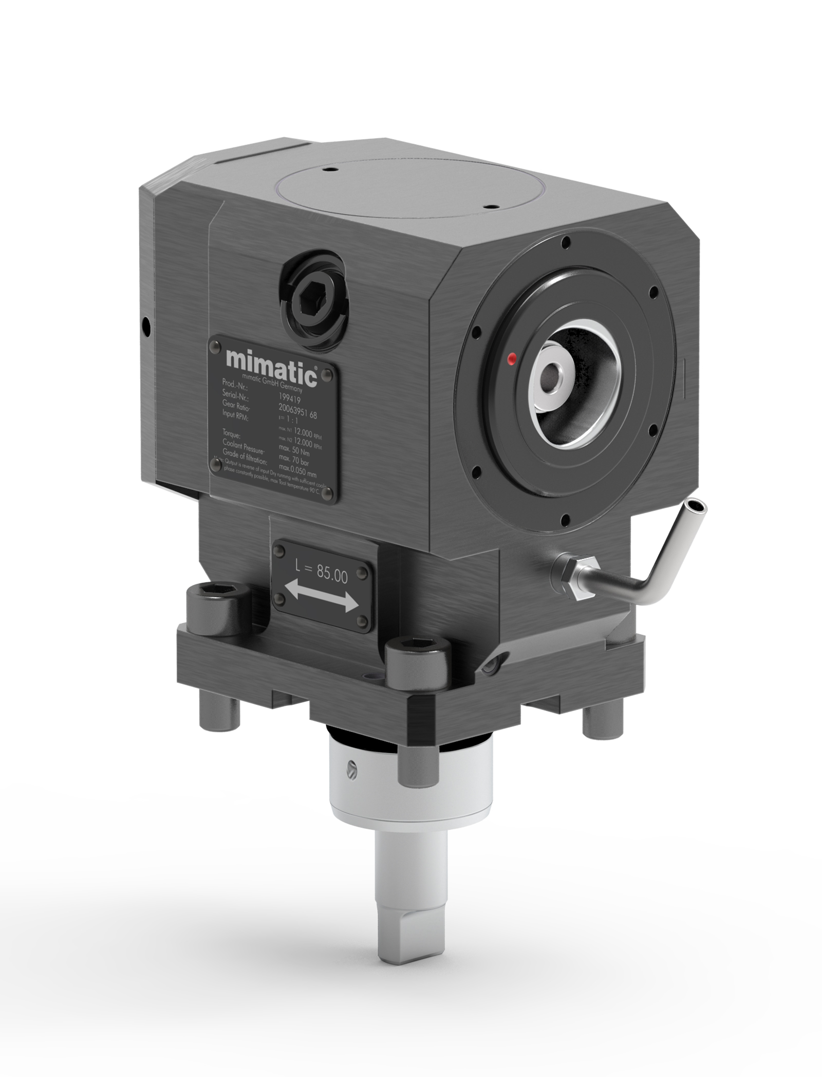 Angetriebenes Werkzeug BMT40 Winkel-Einheit 90° Angetriebenes Werkzeug BMT40 Winkel-Einheit 90°