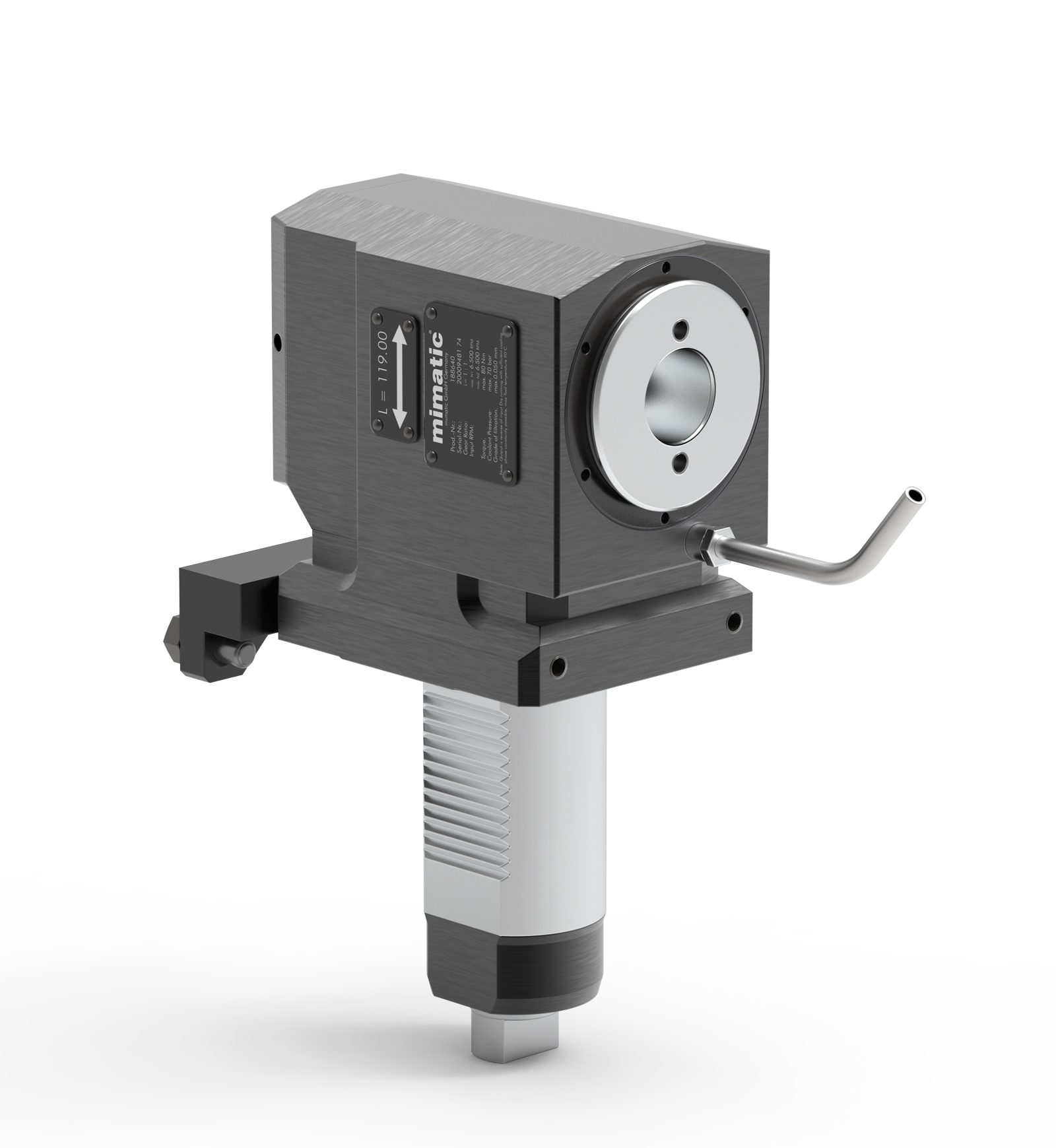 Angetriebenes Werkzeug VDI50 Winkel-Einheit 90° Angetriebenes Werkzeug VDI50 Winkel-Einheit 90°