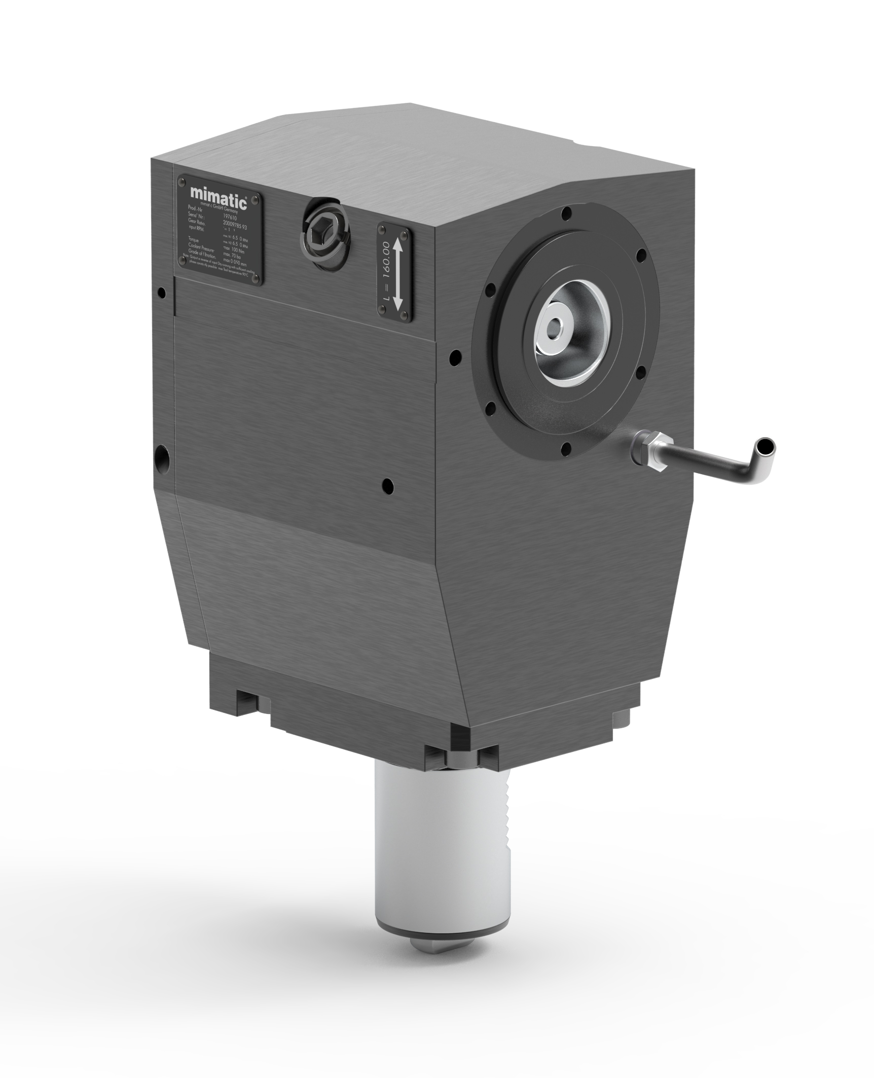 Angetriebenes Werkzeug VDI50 Winkel-Einheit 90° Angetriebenes Werkzeug VDI50 Winkel-Einheit 90°