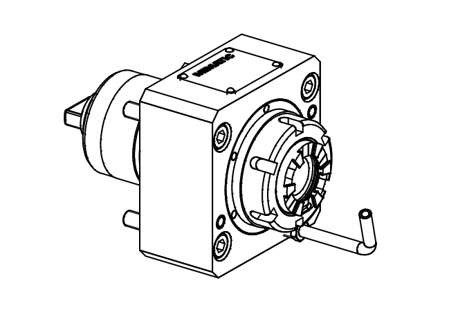 Angetriebenes Werkzeug BMT54 Gerade Einheit Angetriebenes Werkzeug BMT54 Gerade Einheit