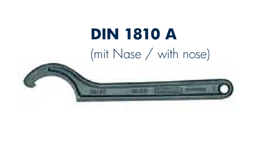 Hakenschlüssel 40/42 Nase