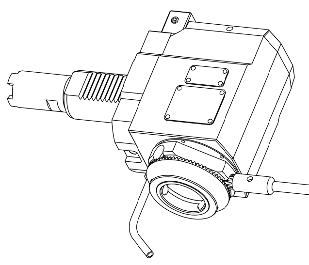 Angetriebenes Werkzeug VDI40 Winkel-Einheit 90°