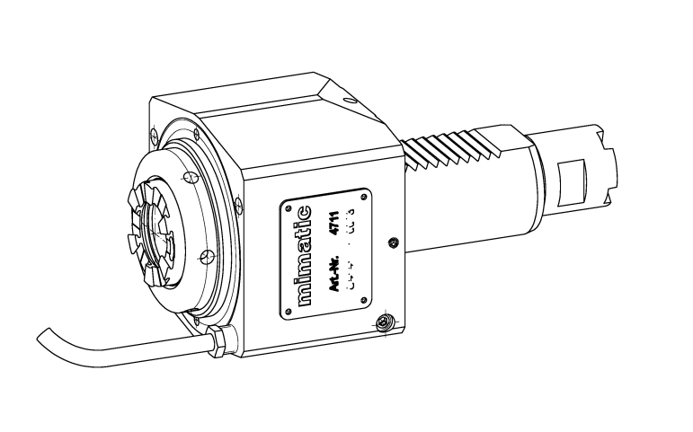 Angetriebenes Werkzeug VDI40 Gerade Einheit