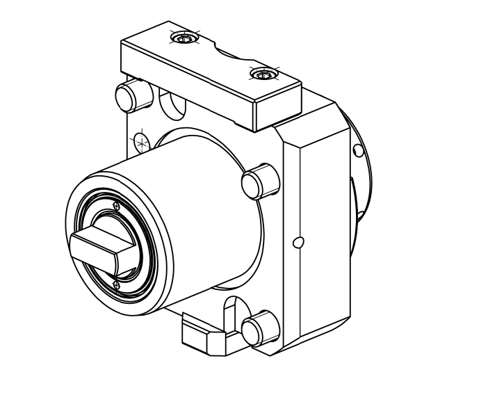 Angetriebenes Werkzeug BMT60 Winkel-Einheit 90° Angetriebenes Werkzeug BMT60 Winkel-Einheit 90°