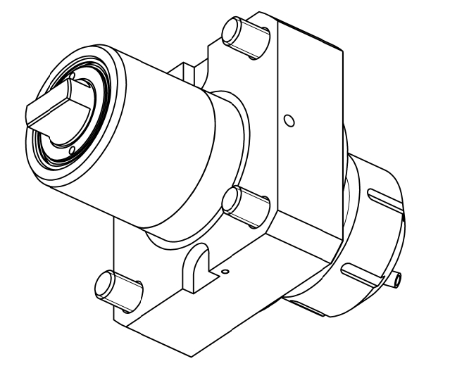 Angetriebenes Werkzeug BMT60 Gerade Einheit