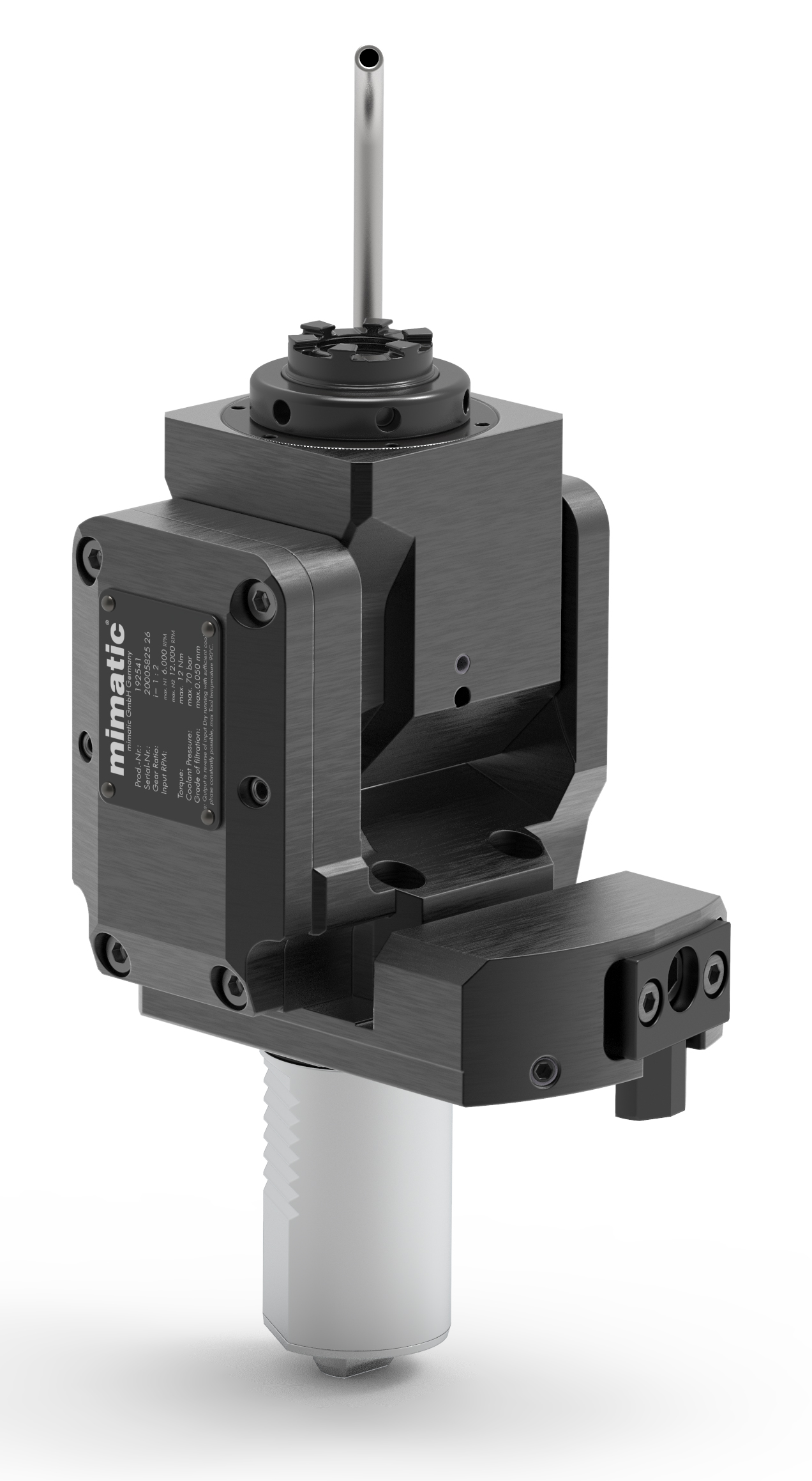 Angetriebenes Werkzeug VDI40 Winkelschwenkeinheit +/- 107° Angetriebenes Werkzeug VDI40 Winkelschwenkeinheit +/- 107°