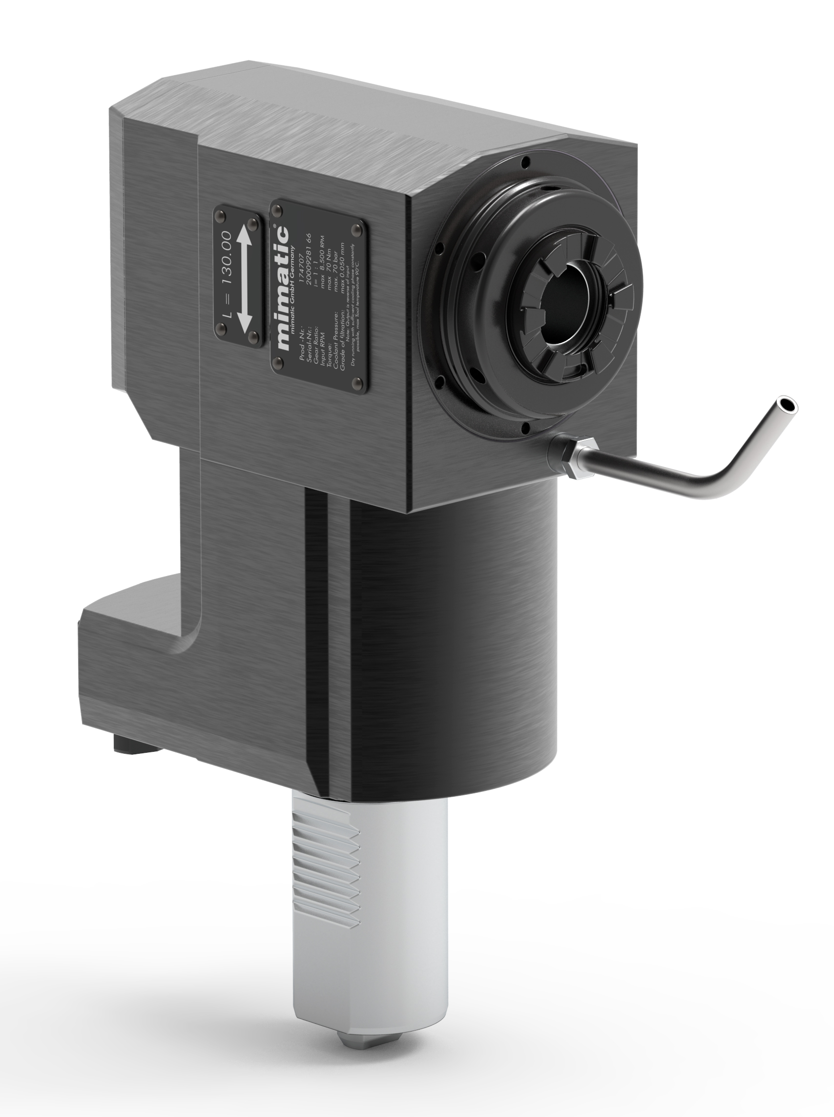 Angetriebenes Werkzeug VDI40 Winkel-Einheit 90° für Gegenspindel Angetriebenes Werkzeug VDI40 Winkel-Einheit 90° für Gegenspindel