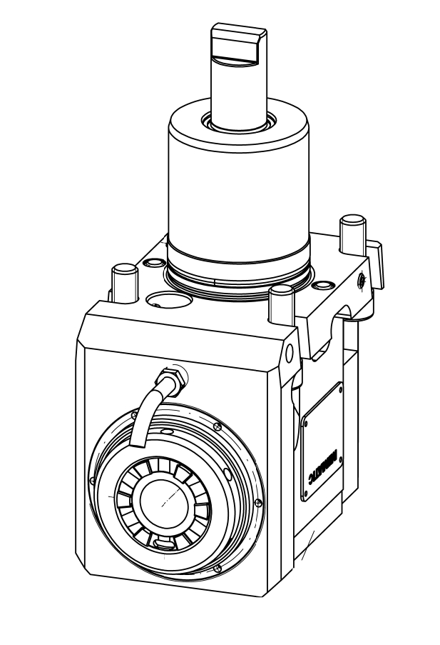 Angetriebenes Werkzeug BMT55 Winkel-Einheit 90° Angetriebenes Werkzeug BMT55 Winkel-Einheit 90°
