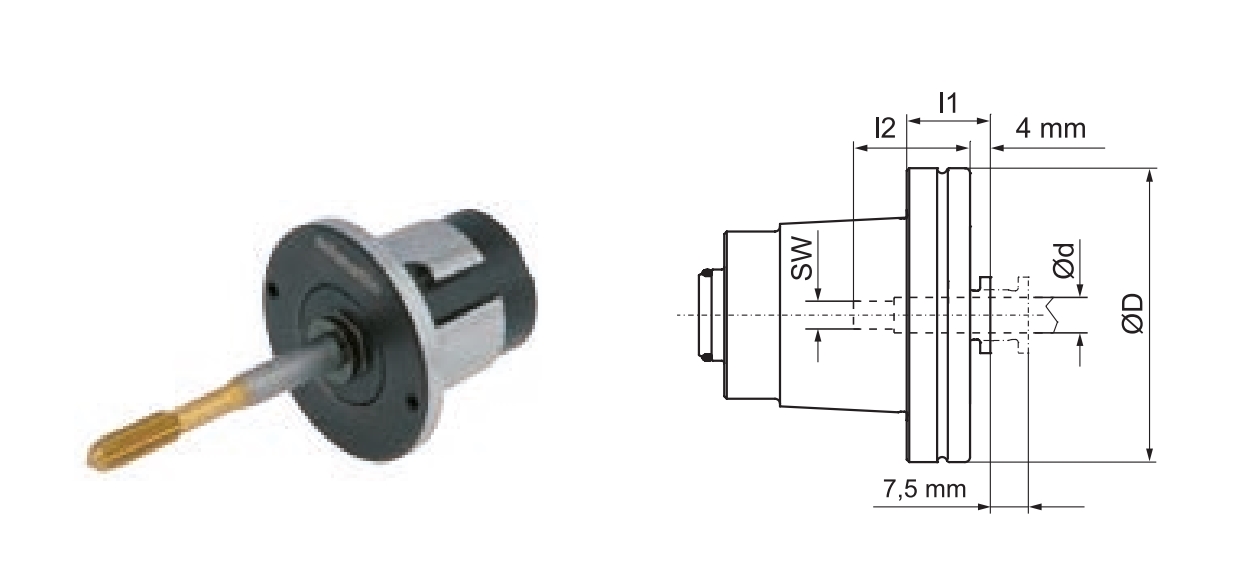 mi 50 Gewindebohraufnahme SYNAX