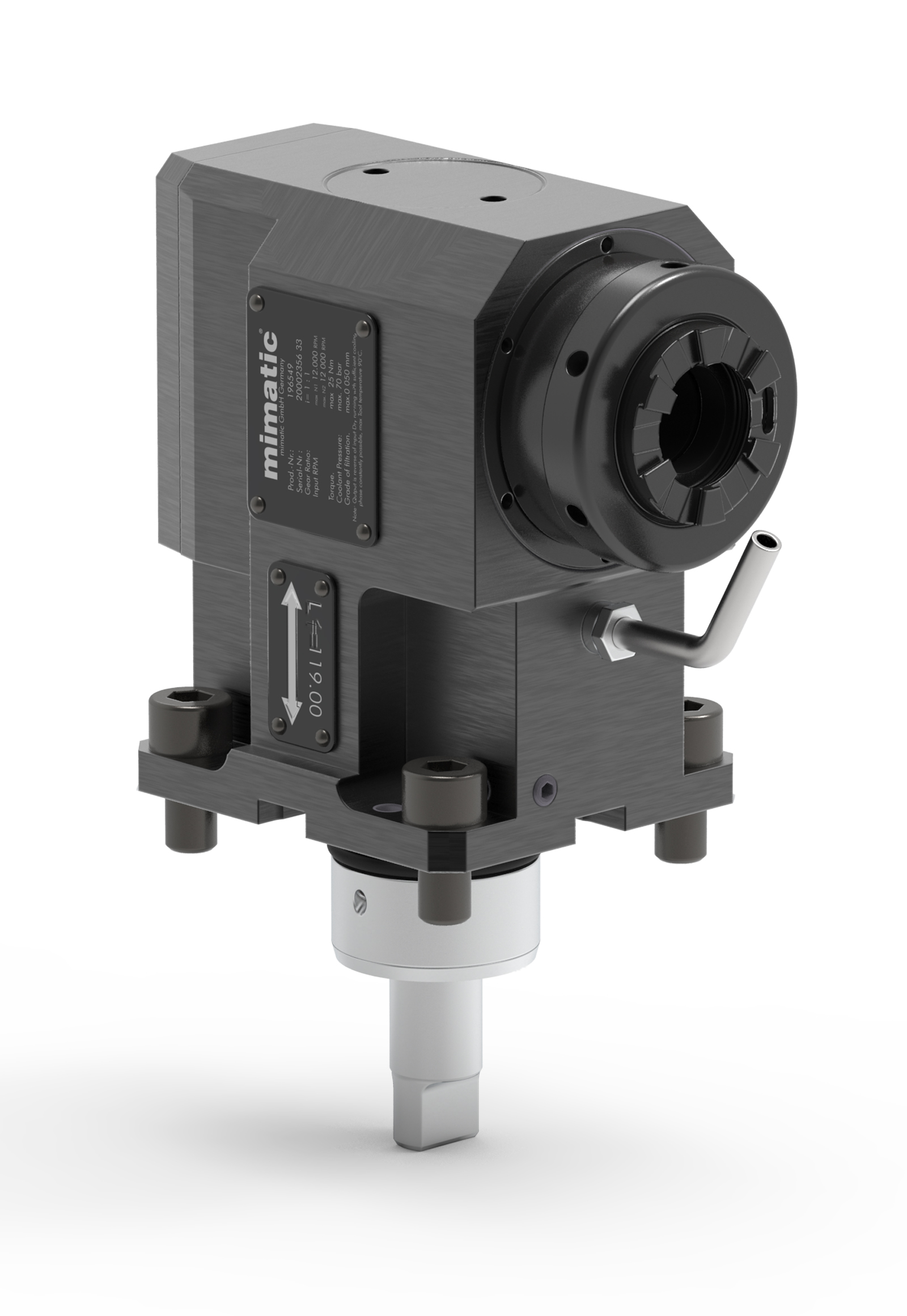 Angetriebenes Werkzeug BMT40 Winkel-Einheit 90° Angetriebenes Werkzeug BMT40 Winkel-Einheit 90°