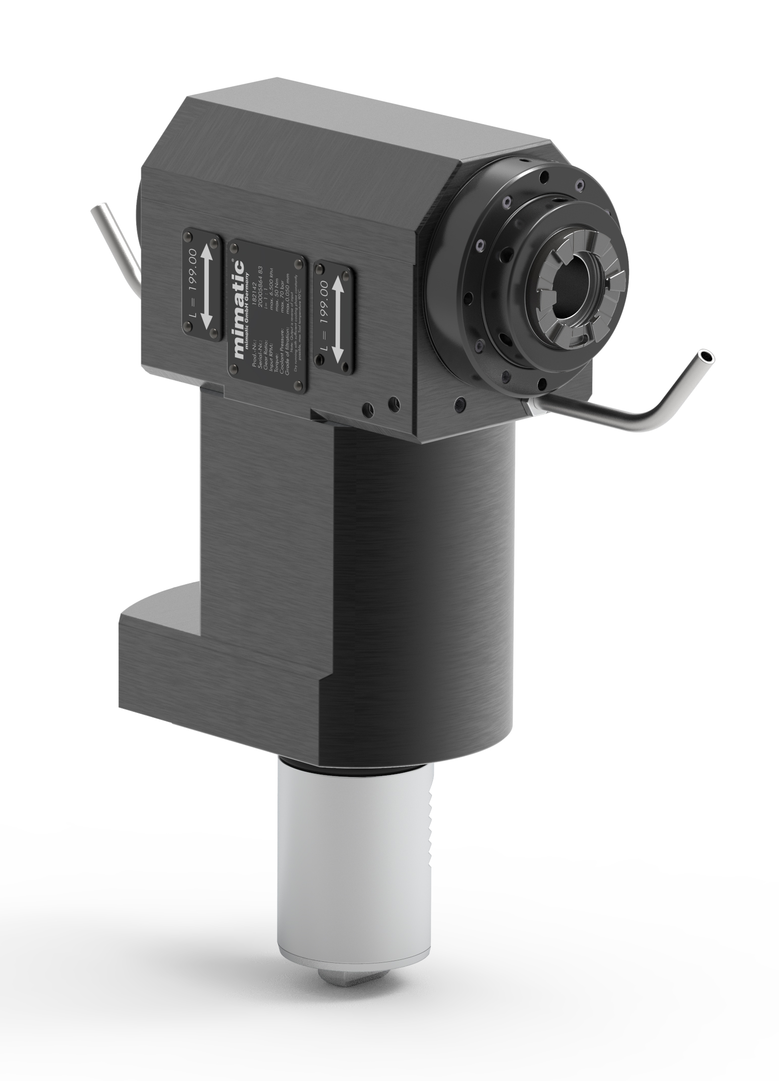 Angetriebenes Werkzeug VDI50 Winkel-Einheit 90°, 2-Spindler Angetriebenes Werkzeug VDI50 Winkel-Einheit 90°, 2-Spindler