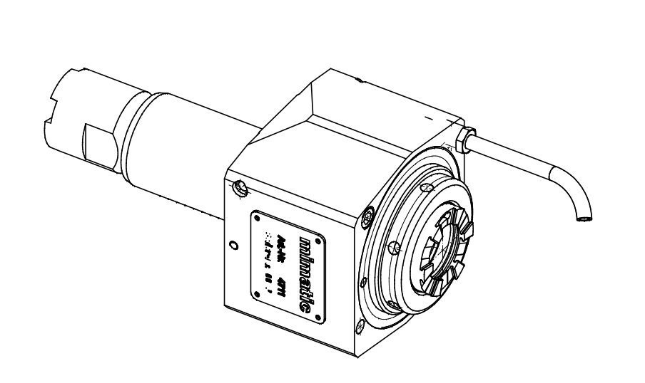 Angetriebenes Werkzeug VDI40 Gerade Einheit